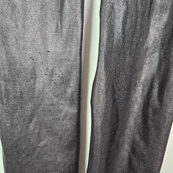 SPANX Ready To Wow Faux Leather Legging Black M 2437 - Picture 7 of 12